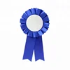 China Factory Custom Make Satin Ribbon Rosette with Tin
