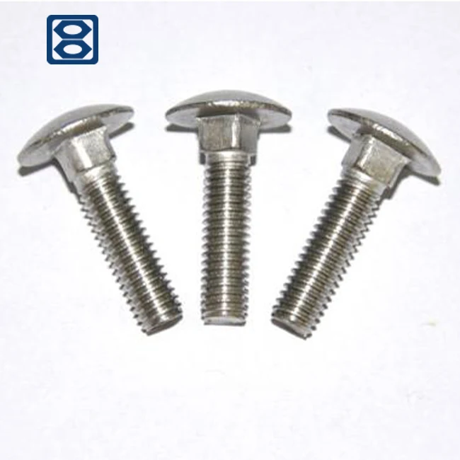 
BaFang full threaded carbon steel carriage bolts DIN603 