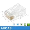 Cross Connection RJ45 shielded Cat 5e 7ft Patch Cable 4 Pairs, 7 strands, 24/26 AWG, UTP