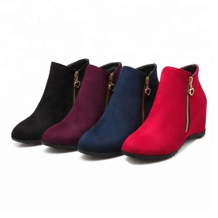 
GUGUTREE 35-43# large size ladies ankle boots winter women boots 