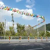 2019 wholesale promotional stainless steel remote control flag pole