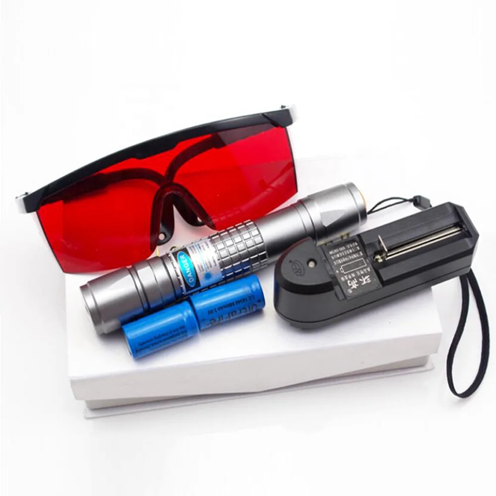 

[Packing Set] 310 Model 450nm Big Dot Blue Laser Pointer Laser Flashlight for 20km Long Range