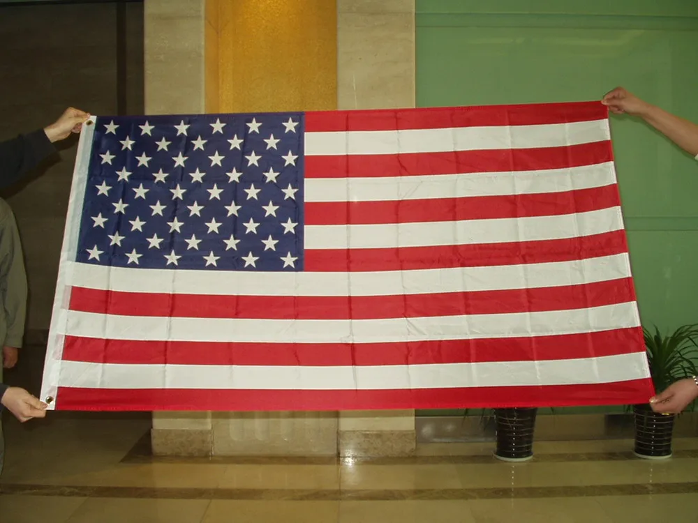 90x150cm USA national flag 68D polyester