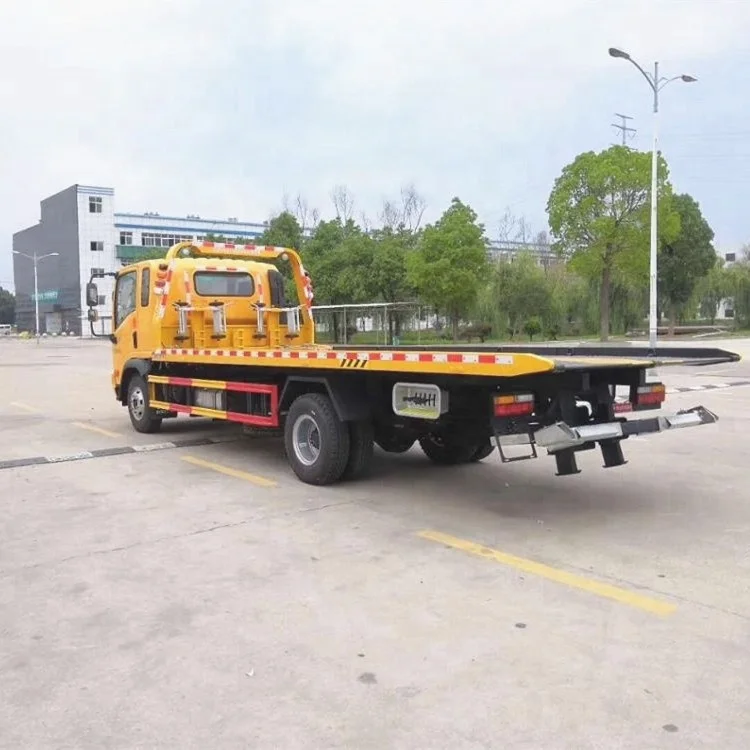 

4X2 Flat Bed Car Carrier Vehicle Platform Car Remove Wrecker Tow Truck