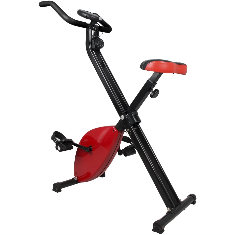 

Hot Sell High Quality Inner Spin Bike Magnetic Fitness X Foldable Exercise Bike, Black