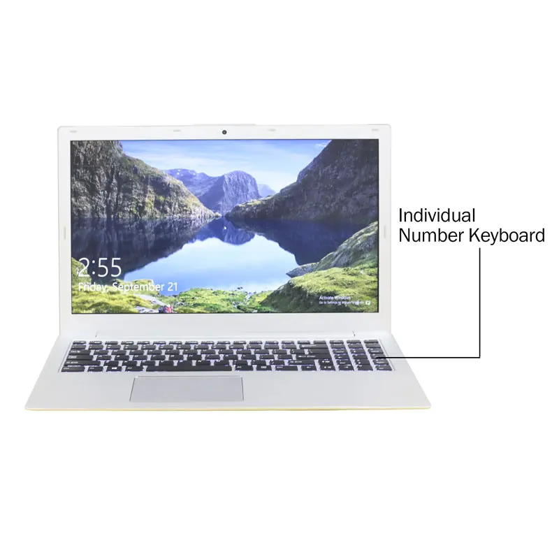 

Notebook computer laptop 15.6 laptop i7 ultrabook gaming, Silver