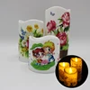 magic electronic led flameless lights projection candle lamp for Halloween,Christmas and Easter gift