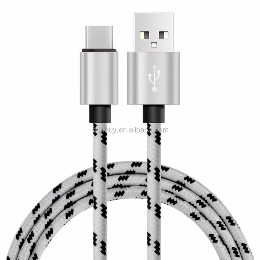 

Universal 2A Braided Aluminum USB-C USB 3.1 Type C Data&Sync faster Charger Cable For Android Mobile phone, N/a