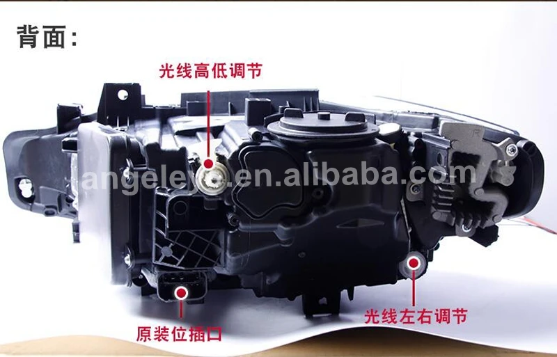 LED Angel Eyes Headlight For BMW F30 F35 318 320 325 328 330 335 2013-2015 Year CN