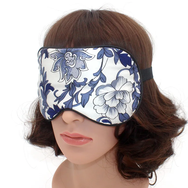 100 Silk Luxury Sleep Eye Mask Sleep Mask Leopard Print Silk Sleeping