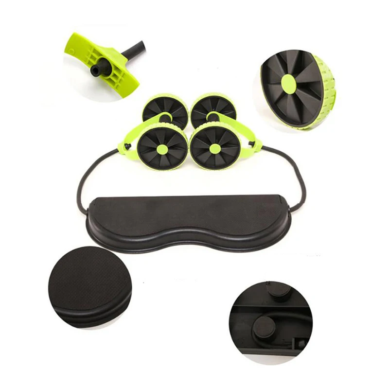 Fitness Equipment Strength Training Abdominal Exercise AB Wheel Roller With Double Wheel