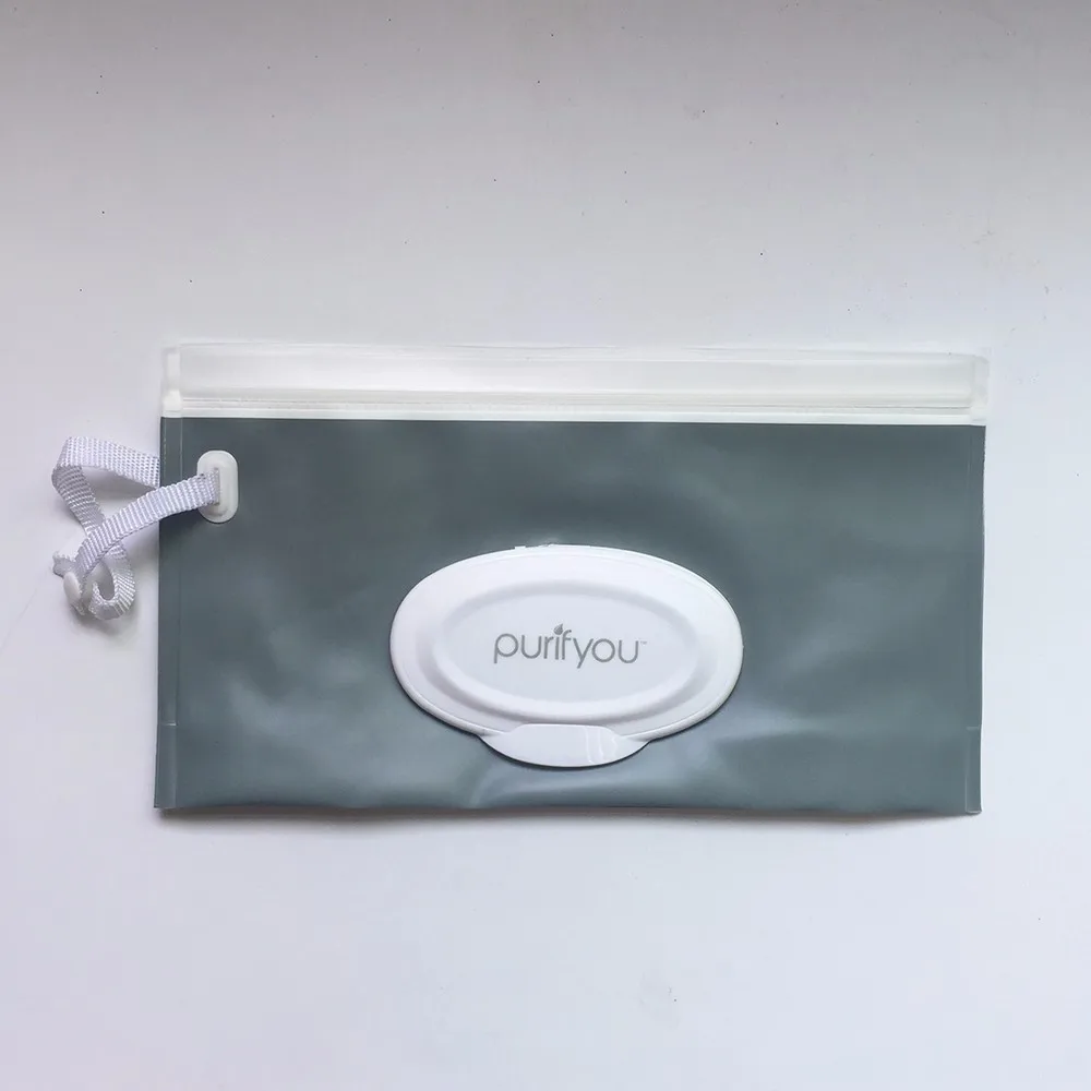 Wholesale Bpa Free Plastic Wet Wipes Container Refillable Wet Wipes