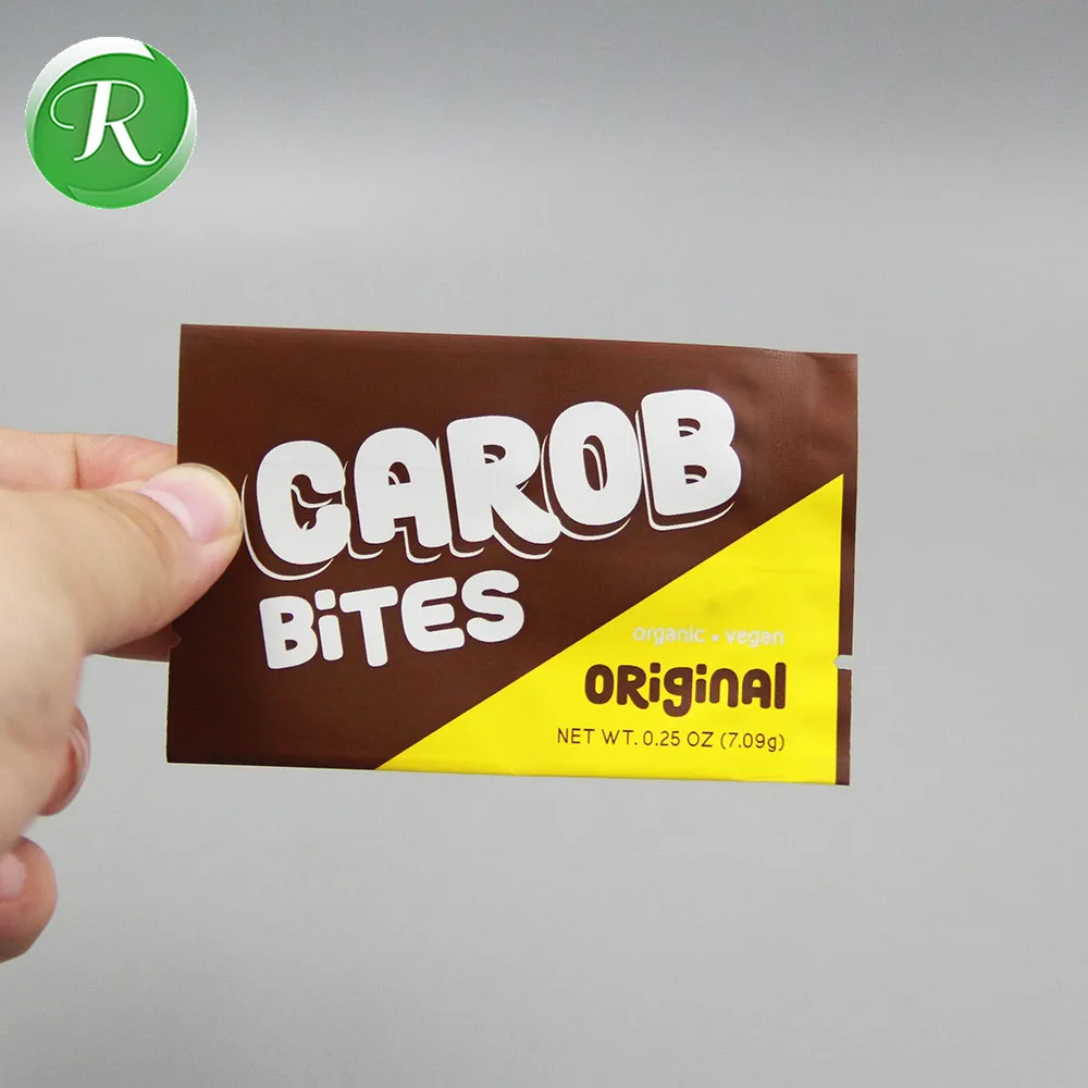 Resealable Chocolate Bar Packaging /chocolate Lollipops Candy Packaging