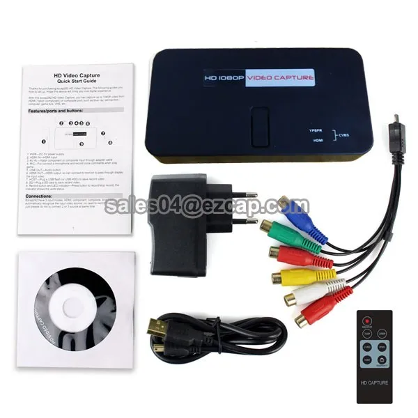 Ezcap284 1080p Hd Hdmi Video Capture Game Recorder With Remote Control