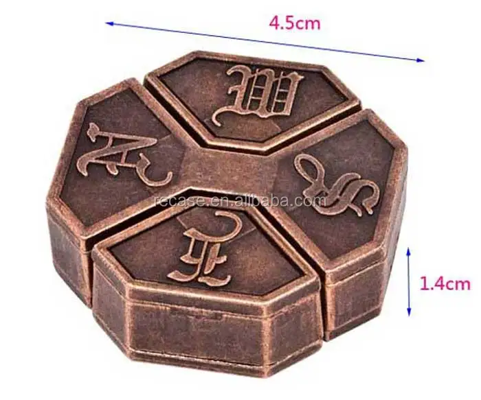 Classic Iron Puzzle Game Alloy Metal Brainteaser Puzzle Iq Training
