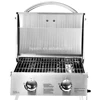 Popular Outdoor BBQ Stainless steeln hyxion Gas Grill hooded spit