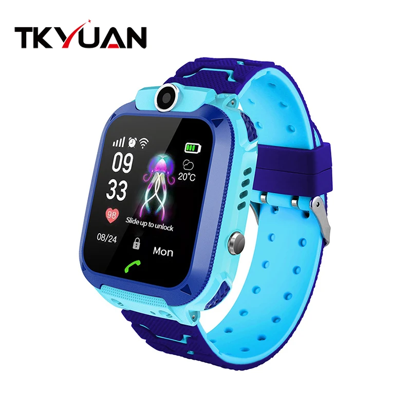 

High Quality Wholesale Kids Smart Watch IPS Square Screen Smart Watch GPS with Sos Call Location Smartwatch