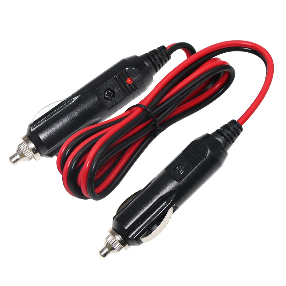 Car Cigarette Lighter Extension Cord cable Male to Female Extension cable car charger