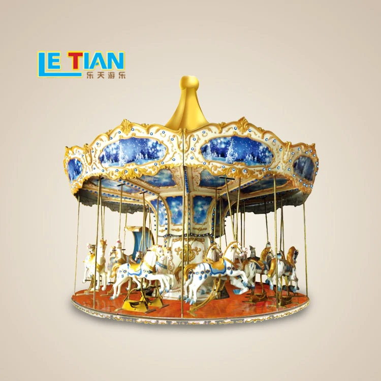Amusement Park 24 seats 12 seats Carousel Horses Ride for sale