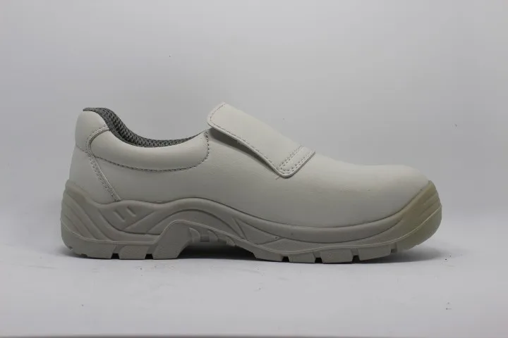 en iso 20345: 2011 白色超细纤维鞋面 pu 外底抗静电安全鞋