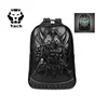 Wholesale Free Sample Lightweight Bag pack 3D stereo skull Printing Backpack luminous school backpack For Riding /Hiking /School