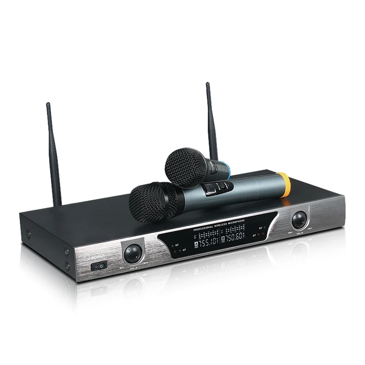 

Microphone Professional MU-328 KTV Microphone Wireless Microphone, Silver