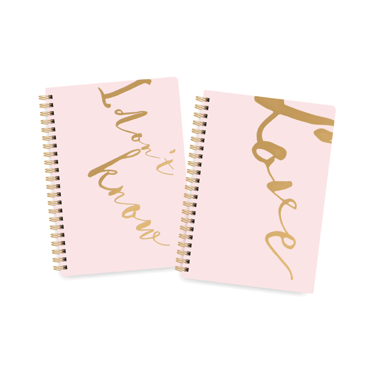 Japanese Elegant Spiral Marble Weekly Monthly Planner Notebook With Colored Paper