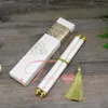 Indian Customized Ivory Scroll Wedding Invitations with Box