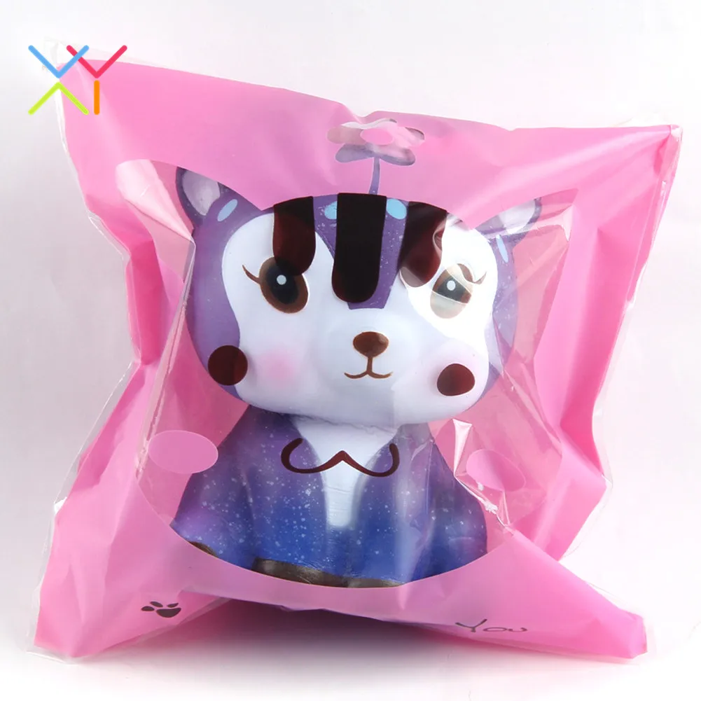 most popular squishy star color sika deer squishy animal squishies wholesale scented slow rising squishies