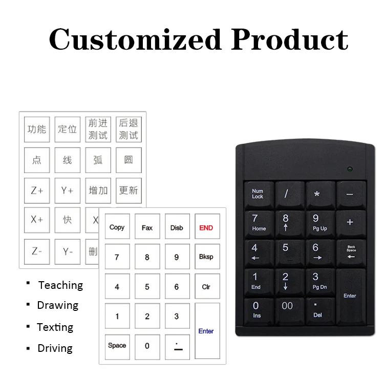 best price 17/18/19 keys usb numeric keyboard for computer laptop