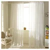 China supplier white color jacquard hotel sheer curtain