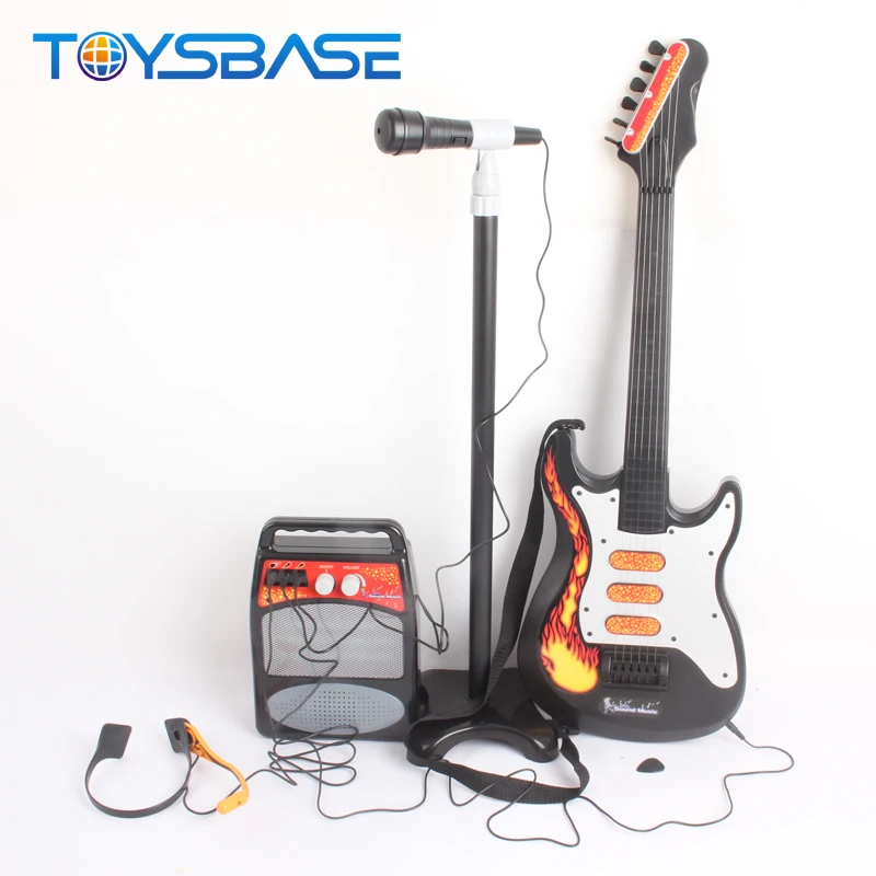 guitar with microphone toy