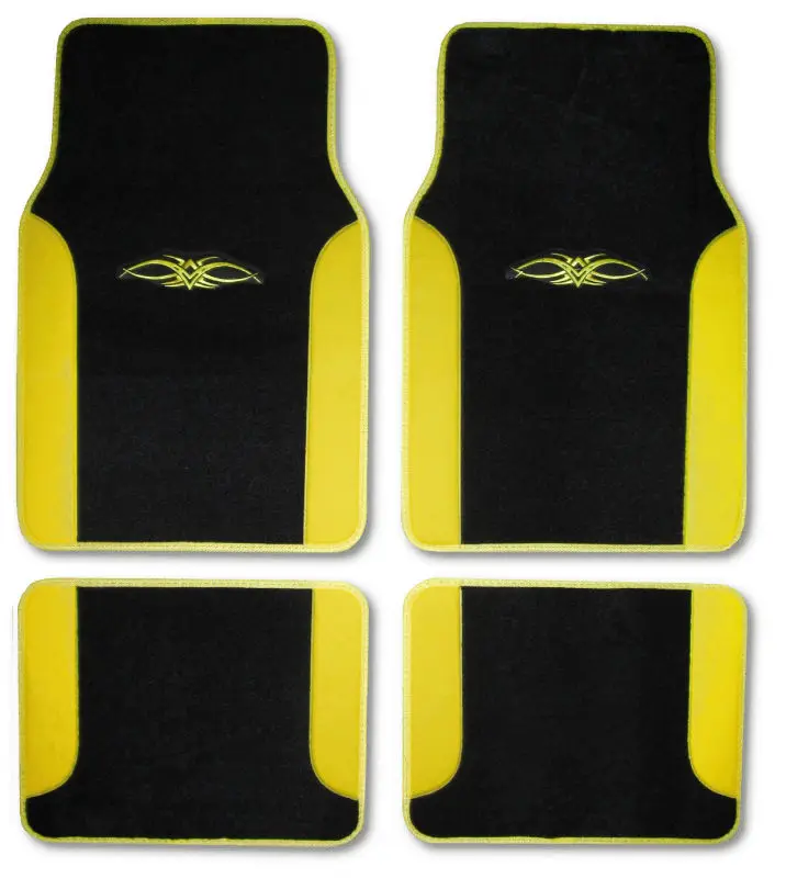 black car floor mats