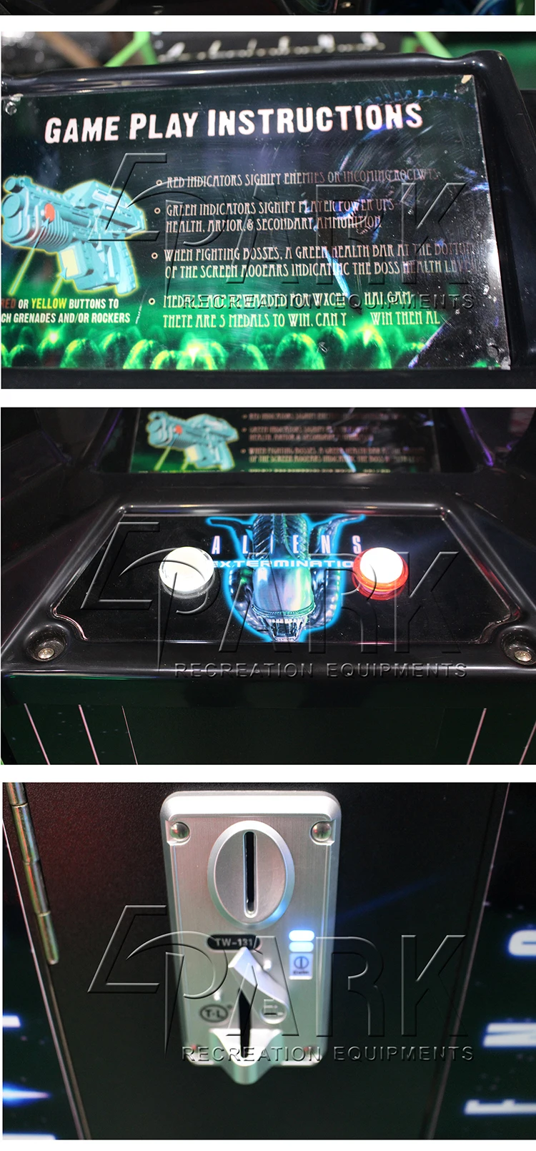 Aliens Extermination Coin Operated Arcade Game Machine - Classic ...