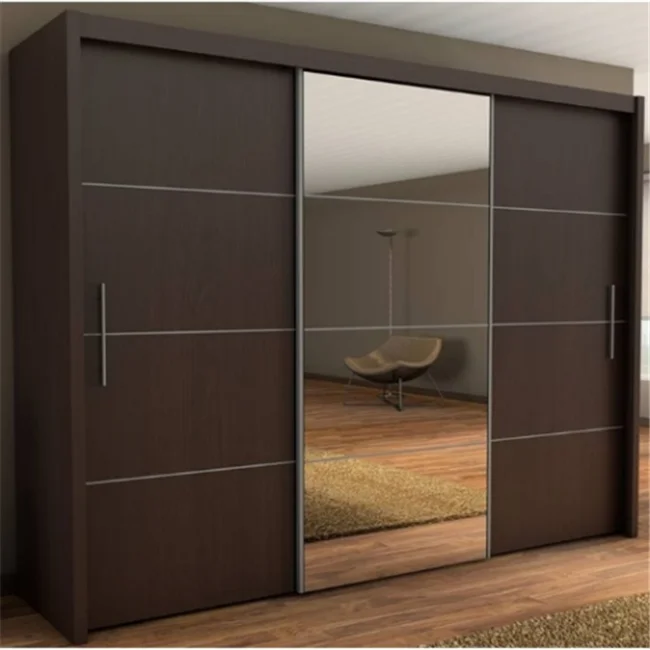 Custom Mirror Sliding Wardrobe Doors Wall Almirah Designs - Buy Mirror