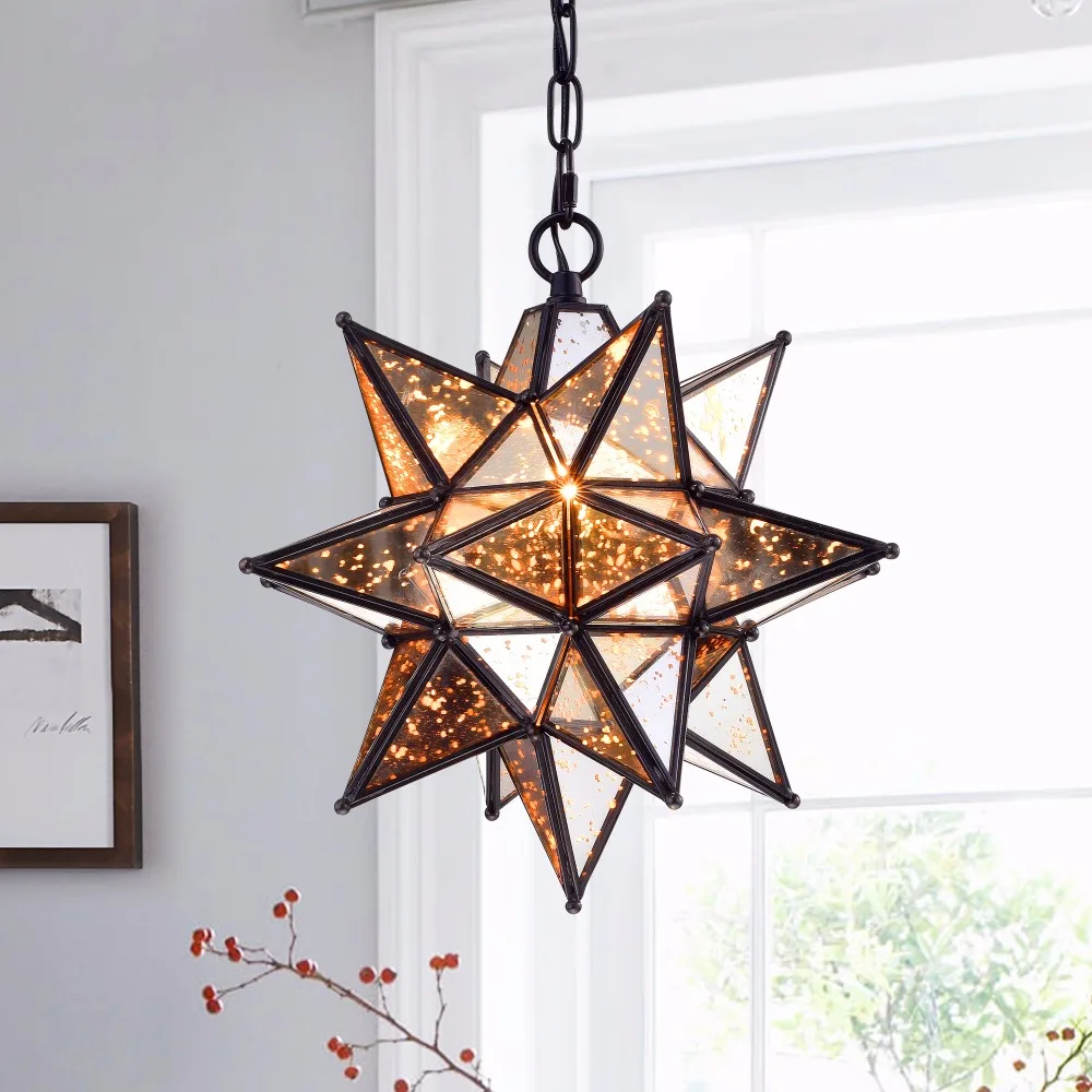 modern starburst chandelier