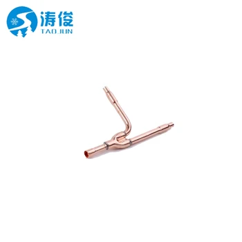 Branch Pipe Branching Joint Y Branch Kits For Vrf Vrv Thickened Copper ...