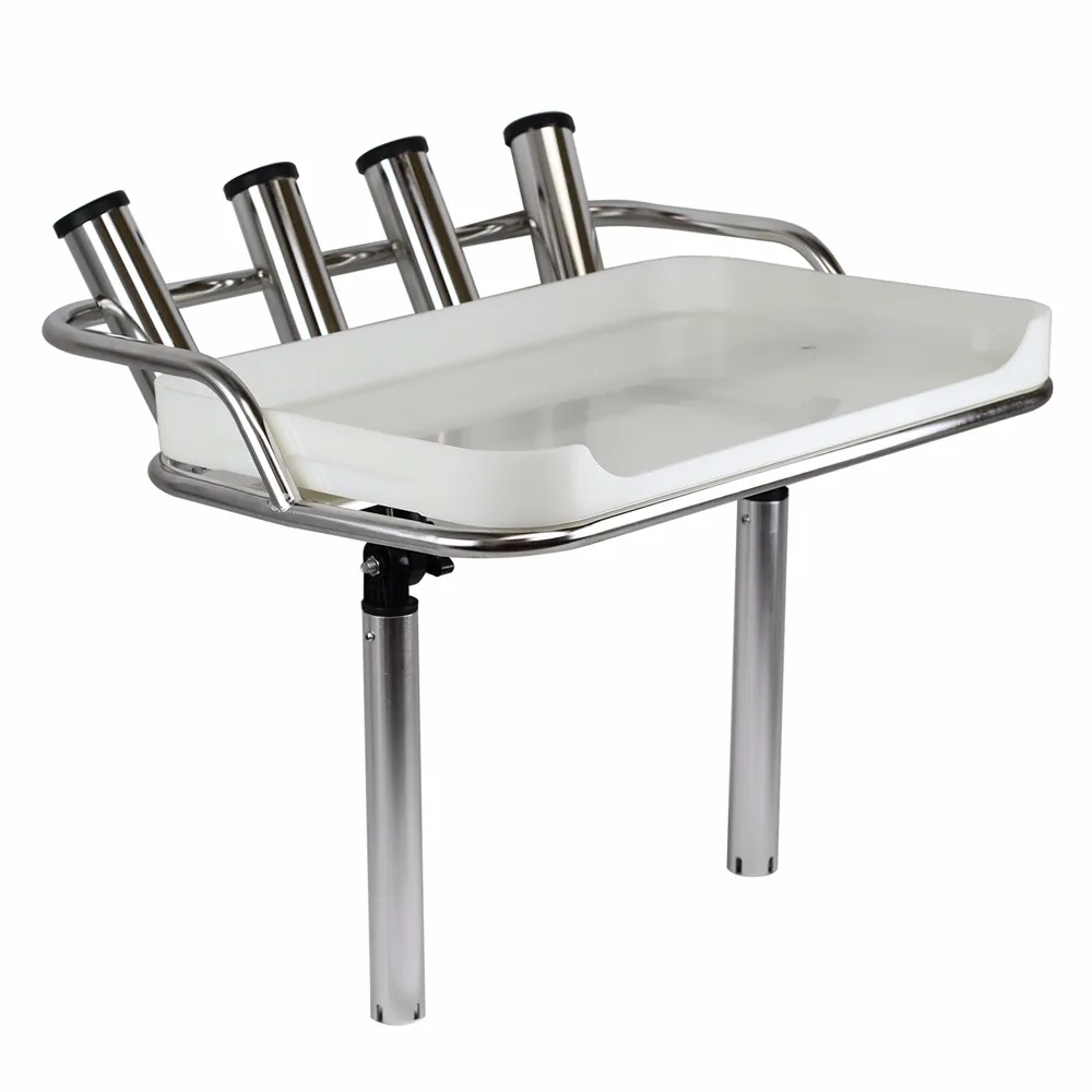 Dual Mount Framed 4 Stainless Steel Rod Holder Cutting Board Buy Rod