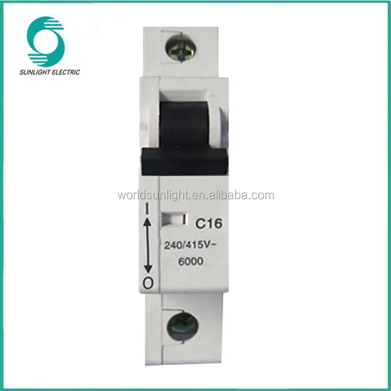 India market selling XIS-63 series isolator type 2p C16 16A mcb miniature circuit breaker