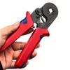 Black 0.25-6mm AWG 23-10 Mini Type Self-Adjustable Crimping Plier Insulated Terminals Tool For Cable Wire End Sleeves Ferrules