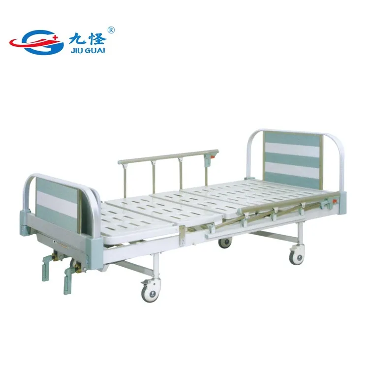 Used Hospital Furniture Flat Two Manual Hospital Crank Beds For Sale