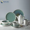 Hotel Supply Theme Decorative Dishes Ceramic Dinner Ware Print Plate