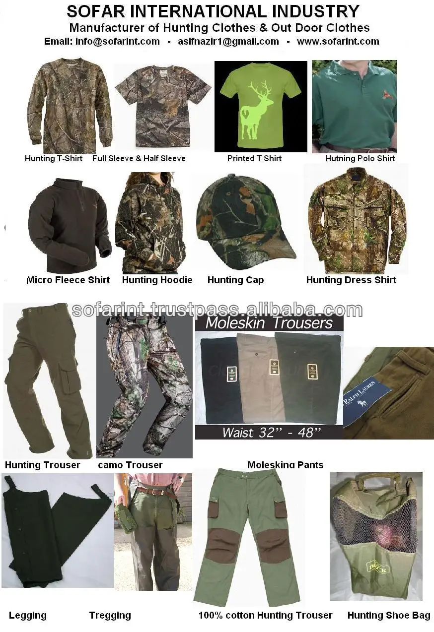 Hunting Moleskin Trousers Men's Moleskin Pant Moleskin Shirt Hunting