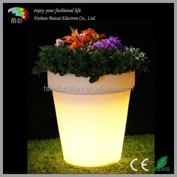 Wholesale Price Outdoor Led Flower Pot Illuminated Home Goods