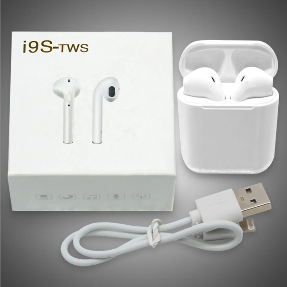 

2019 Best Selling Dual Talk Auto Pair 5.0 tws i9s bass stereo wireless earbuds
