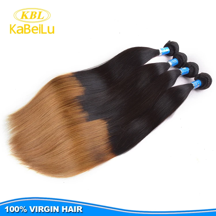 New Color Ombre Human Hair Extension Two Tone Brazilian Vrigin