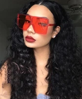 

Qmoon Sunglasses Women Oversized Vintage Shades Sun Glasses Square 2019 For Women Female Lady Sunglass UV400