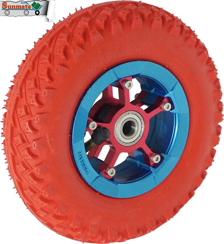 

Custom Made 200MM Electric Scooter Tyre With Wheel Hub 8 Inflation Electric Vehicle Aluminium Alloy Wheel Pneumatic Tire, Requirement