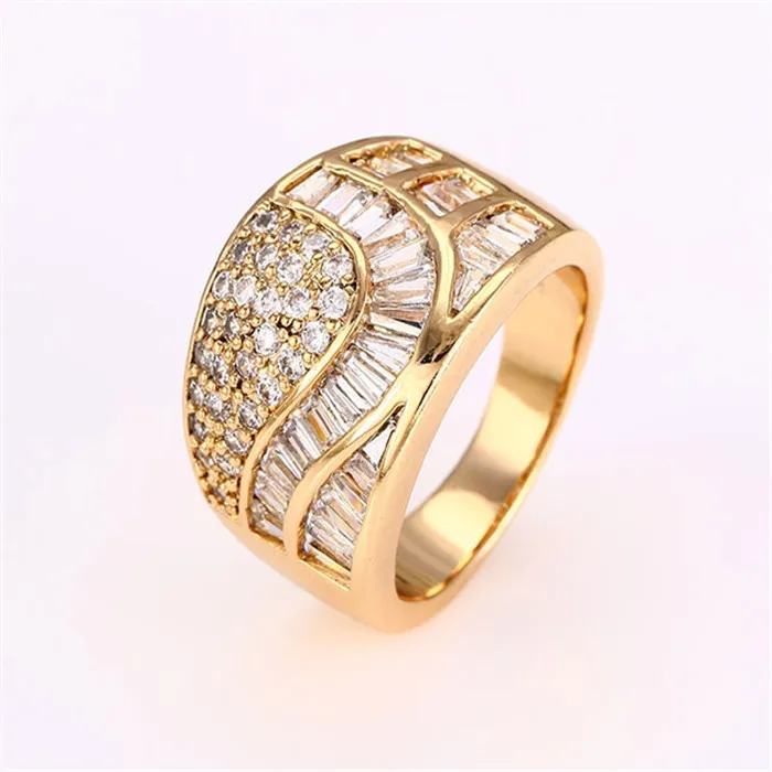 12698 Fashion High Quality Cheap 18k Gold Color Latest Design Diamond ...