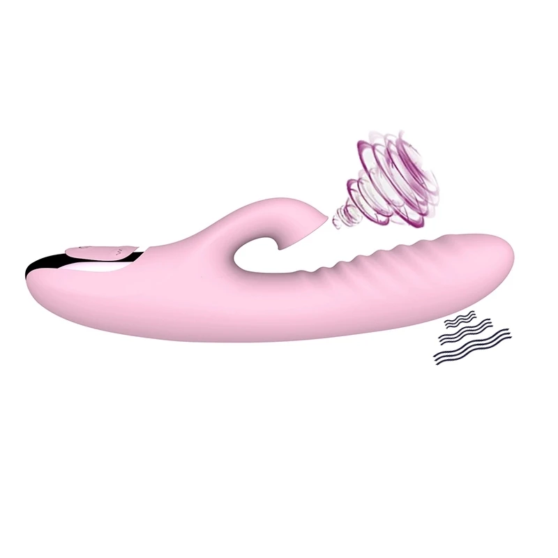 

Tongue Clitoris Strong Stimulation Oral Licking Vibrator Pussy Massager Clit Sucking, Pink